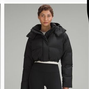 Lululemon wunder puff super cropped jacket